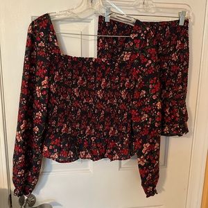 Adorable Teo piece skirt set very Boho NWT